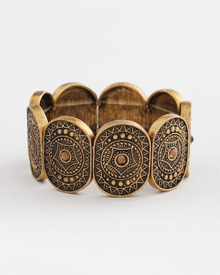 Medallion Stretch Bracelet