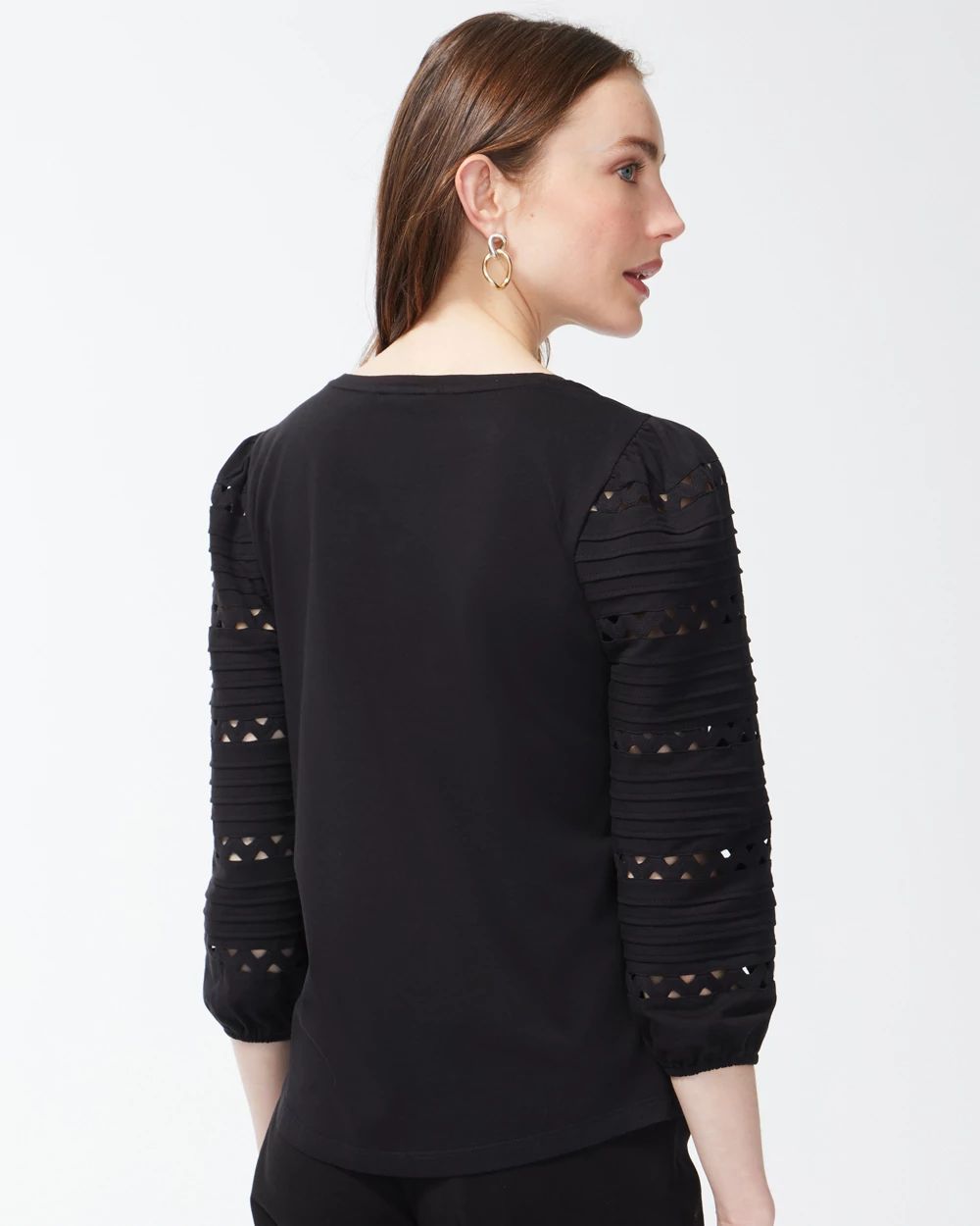 Rick Rack Puff Sleeve Top