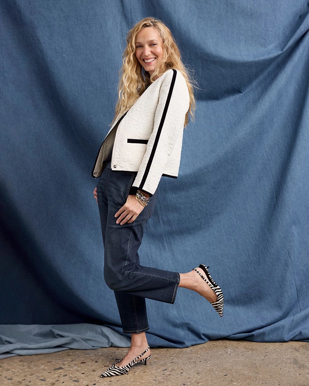 Pull-On Boyfriend Cropped Jeans