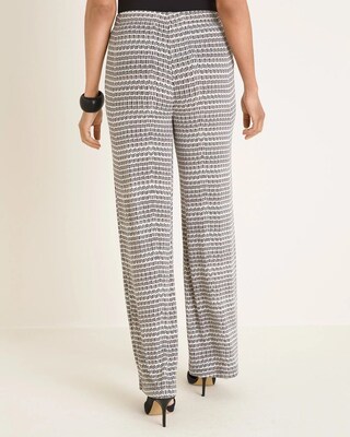 Travelers Classic Neutral Printed Palazzo Pants