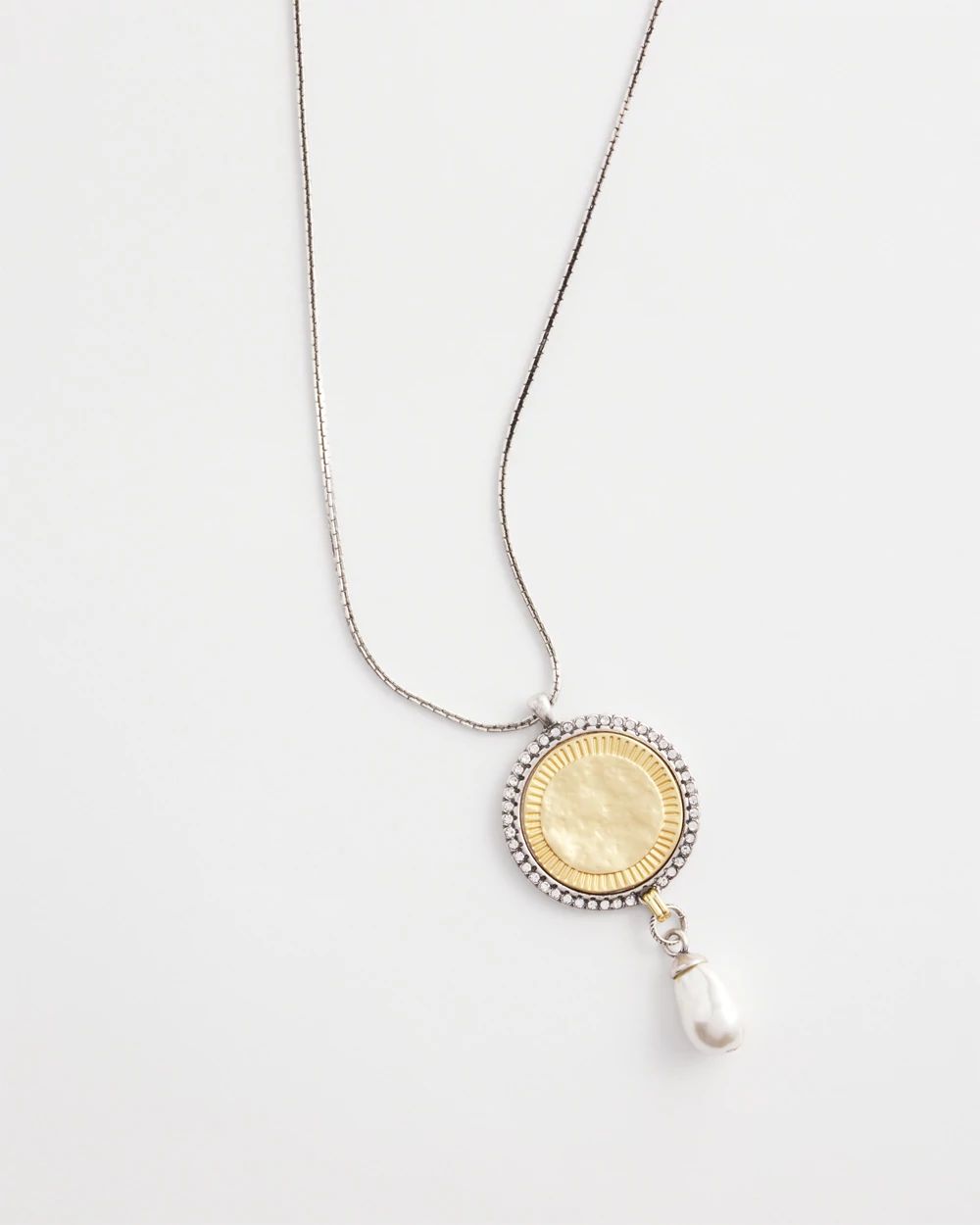Adjustable Coin Pendant Necklace