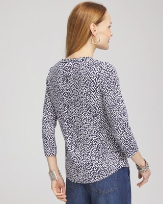 Dots Pima 3/4 Sleeve Everyday Tee click to view larger image.