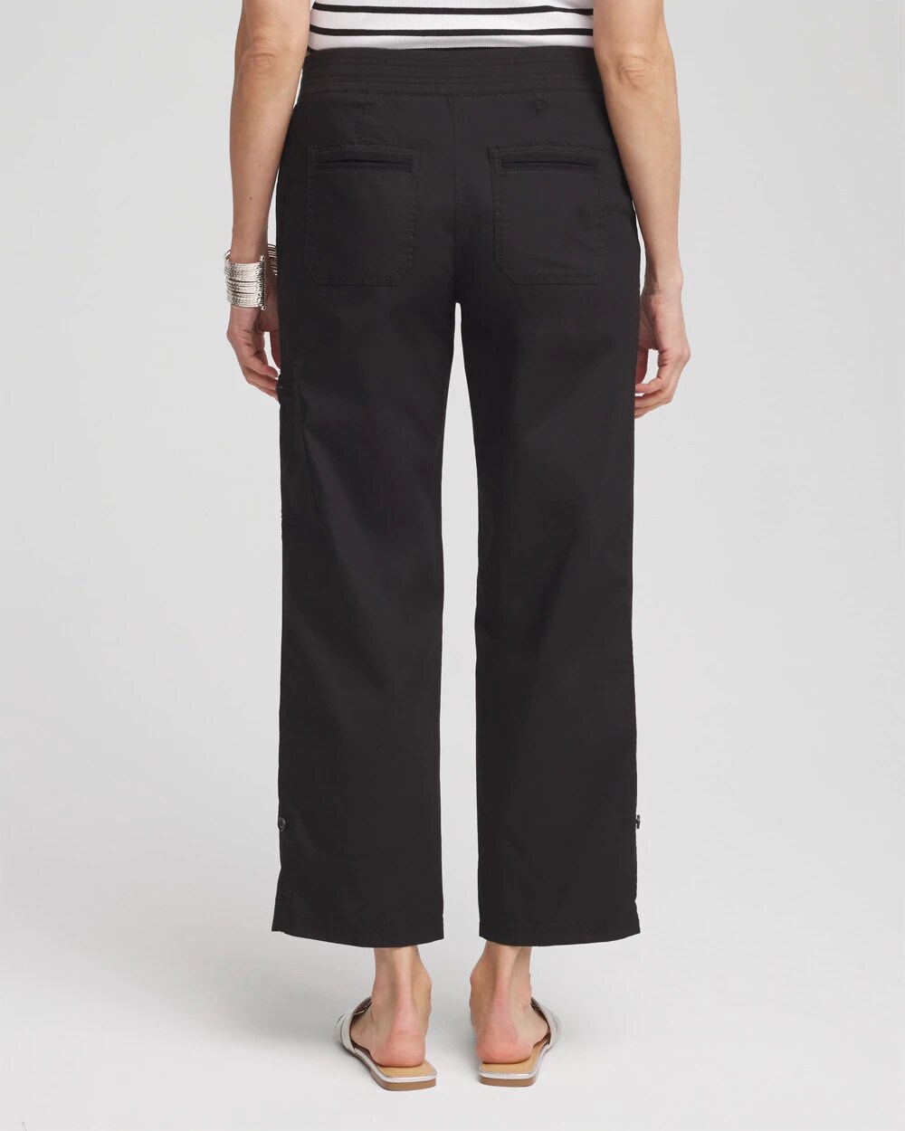Poplin Cropped Pants
