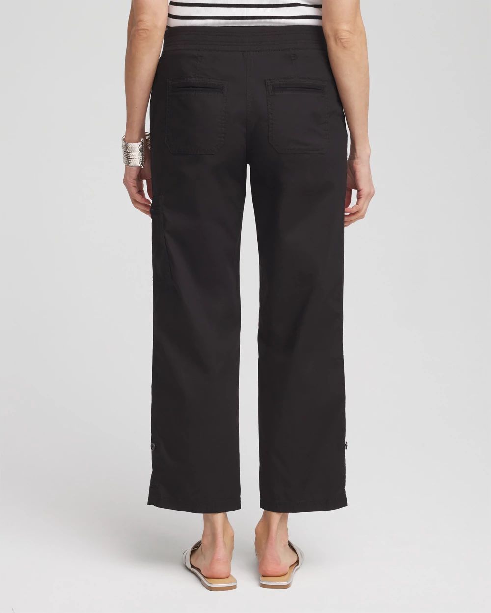 Poplin Cropped Pants