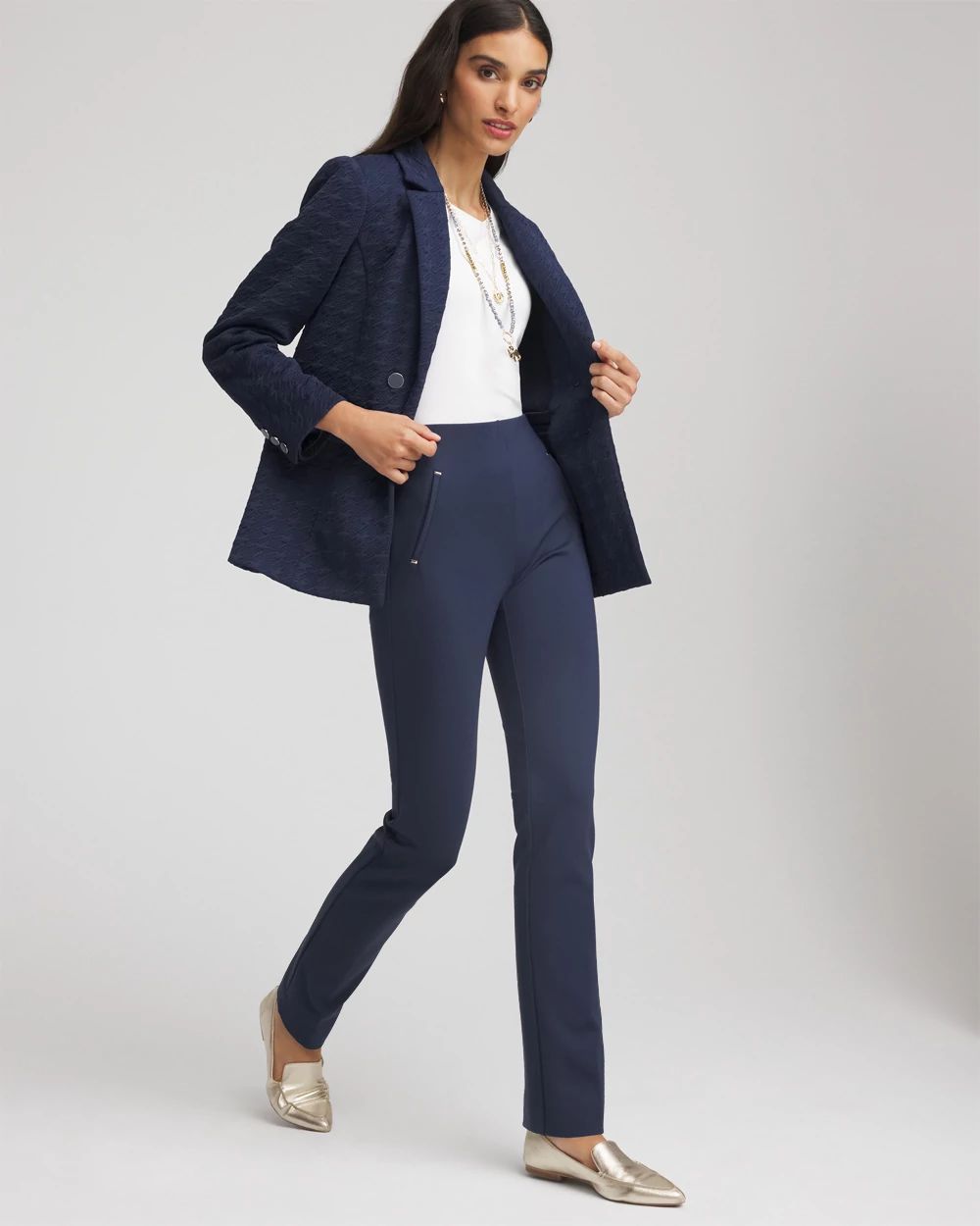 Petite Juliet Slim Trim Detail Pants