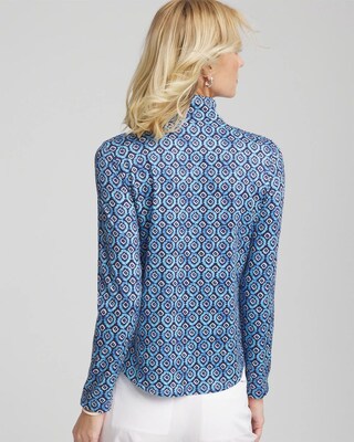 Zenergy® Geo UPF Half-Zip Pullover click to view larger image.