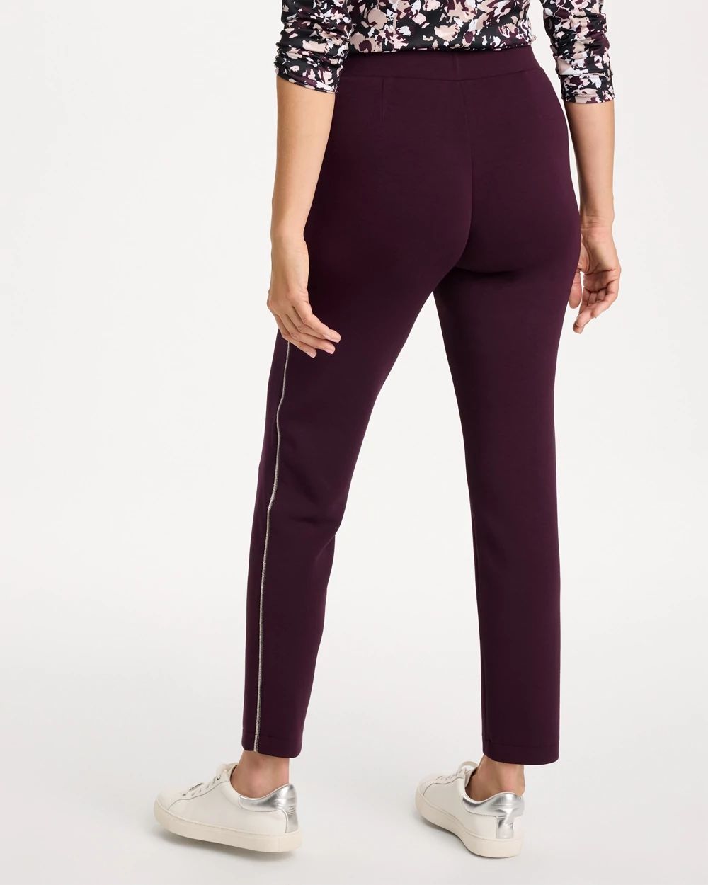 Zenergy® Caviar Bead Scuba Ankle Pants click to view larger image.