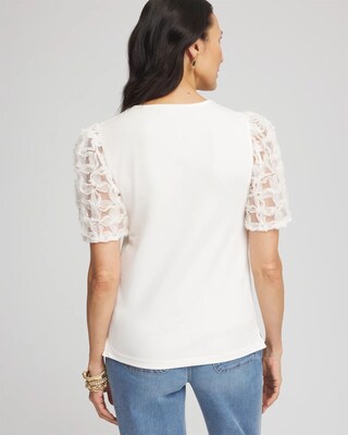 Chiffon Applique Tee click to view larger image.
