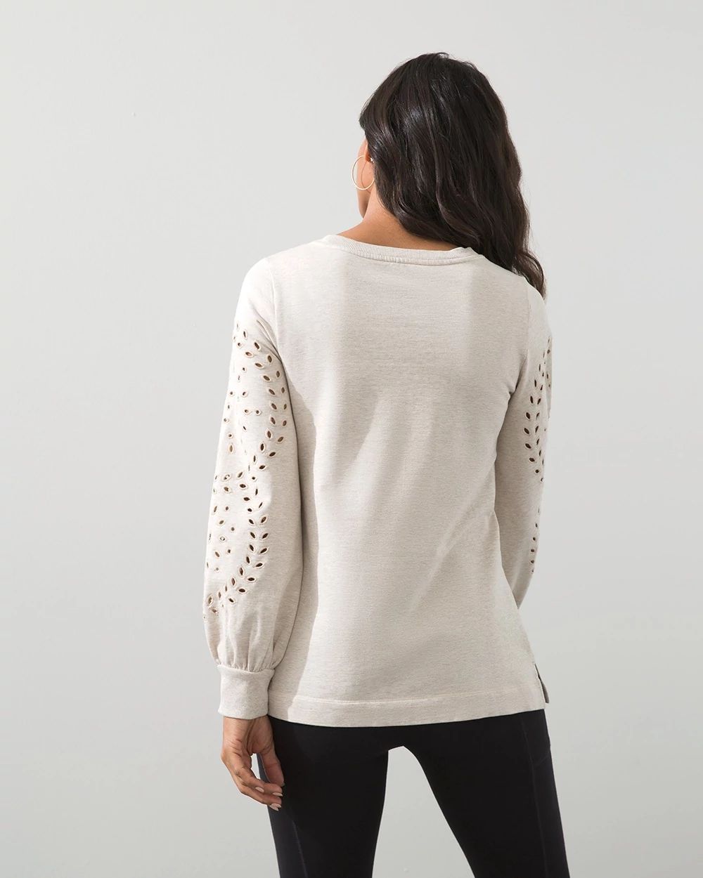 Zenergy French Terry Cutwork Top