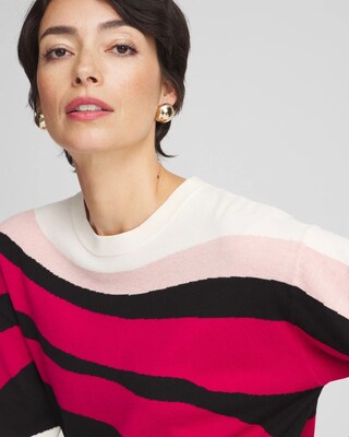 Colorblock Easy Pullover Sweater
