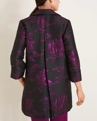 Travelers Collection Floral Jacquard Jacket