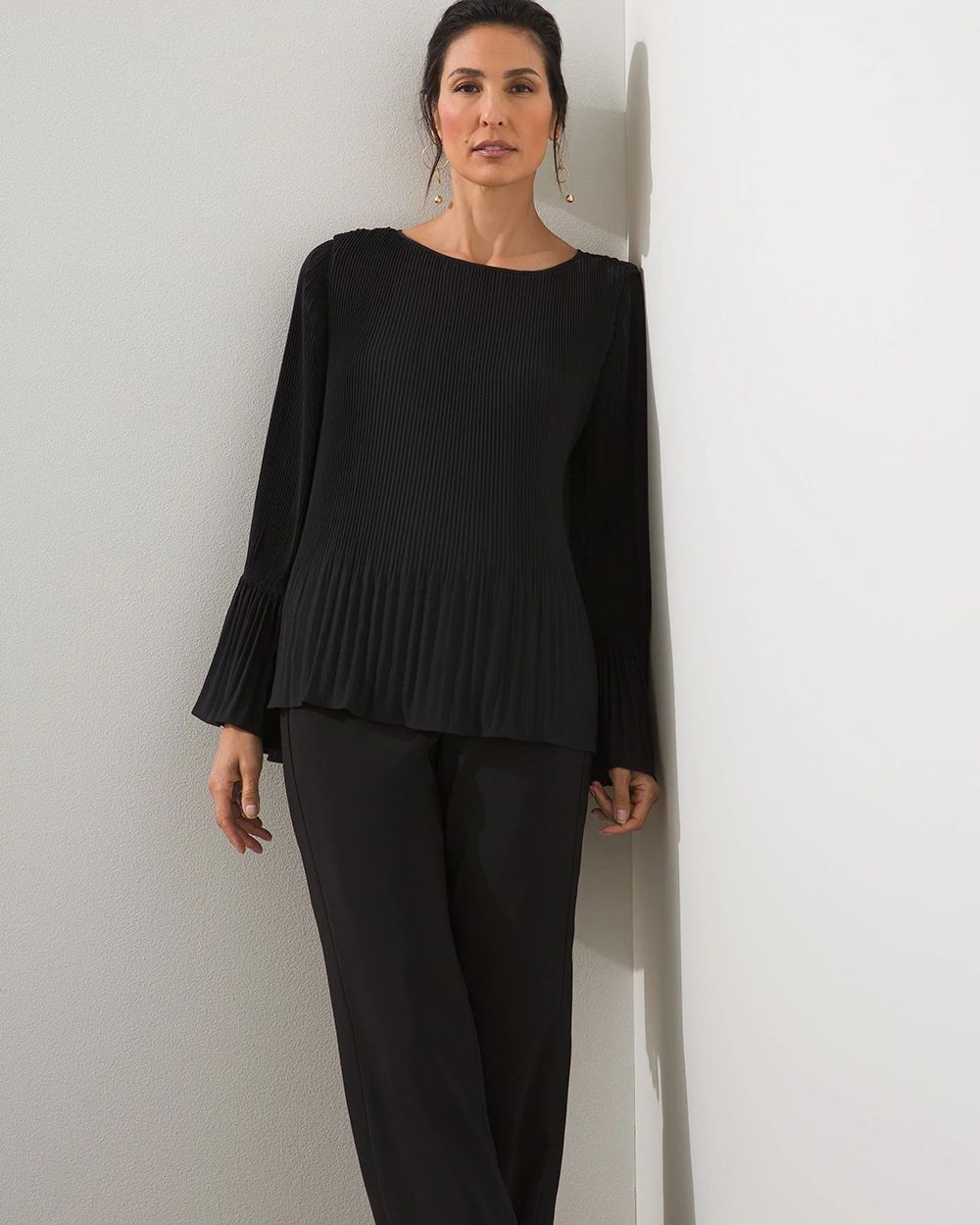 Black Label Pleat Blouse