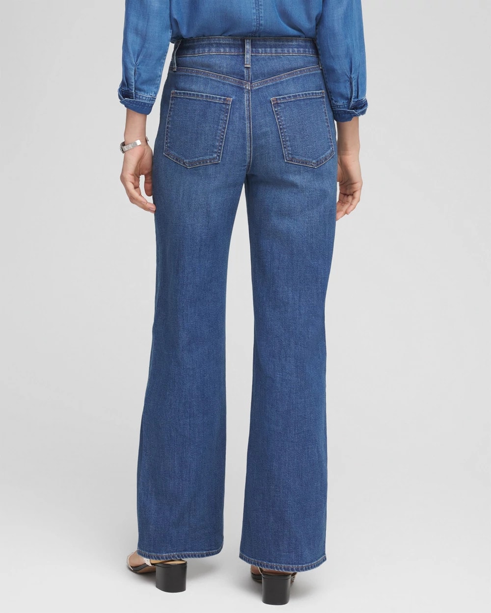 High Rise Wide Leg Jeans