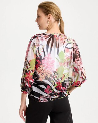 Georgette Lightweight Printed Blouse click to view larger image.