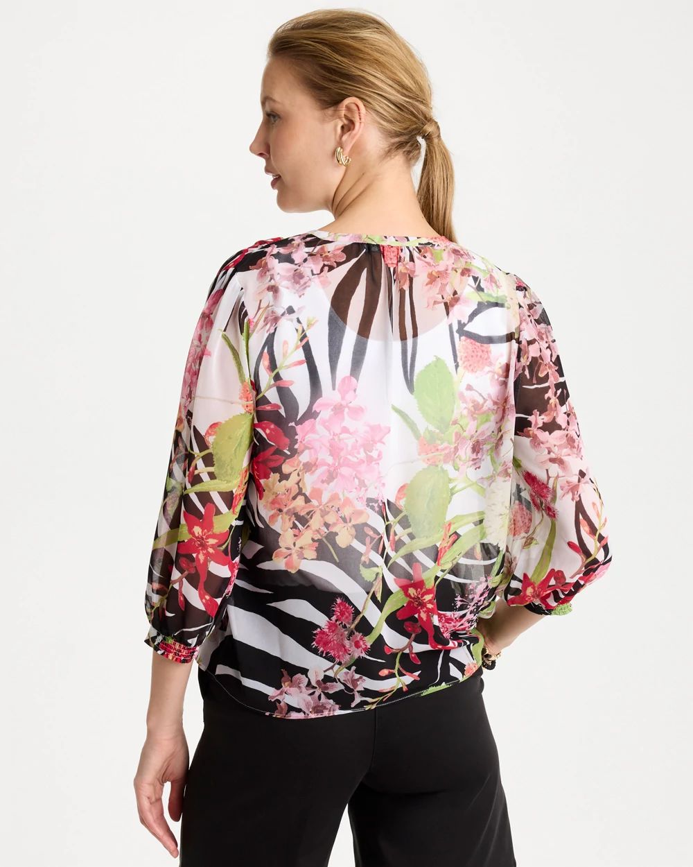 Georgette Lightweight Printed Blouse