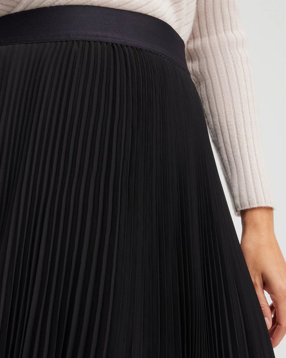 Black Label Release Pleat Skirt