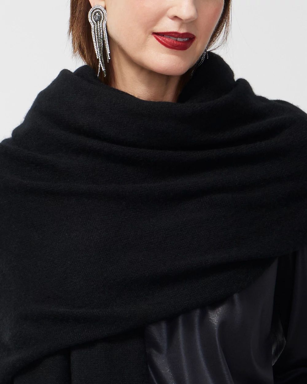 Black Cashmere Wrap