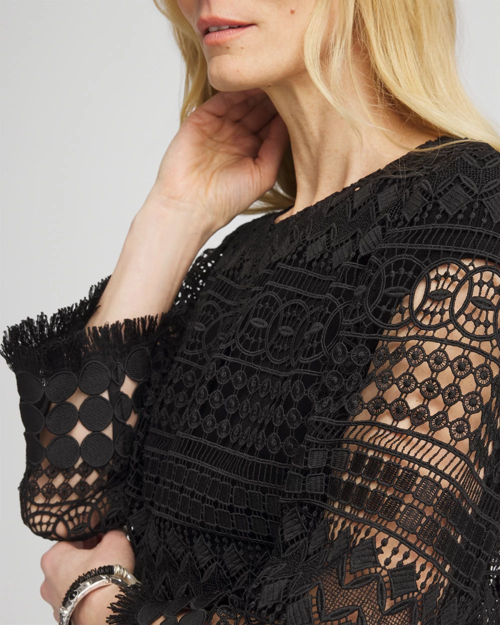Travelers™ Lace Fringe Jacket