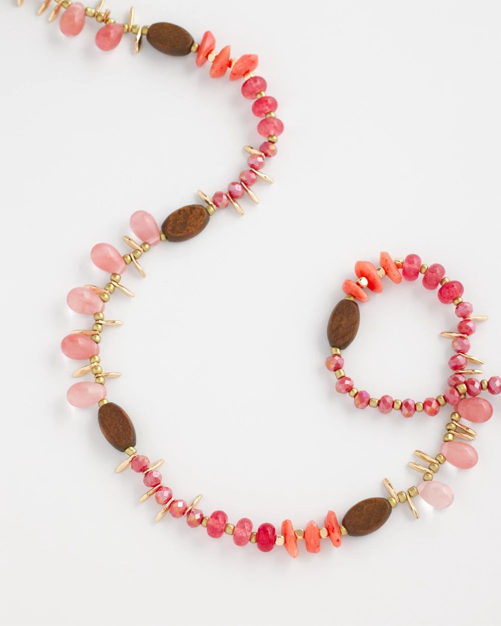 Dainty Beaded Single Strand Necklace