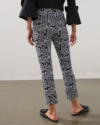 Brigitte Paisley Slim Crops