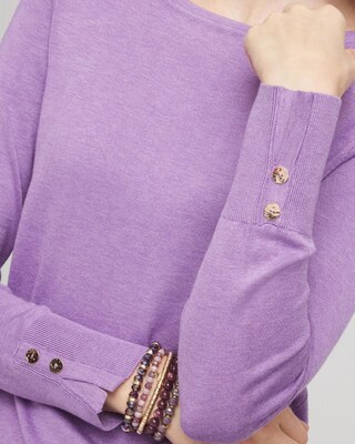 Long Sleeve Pullover Sweater click to view larger image.