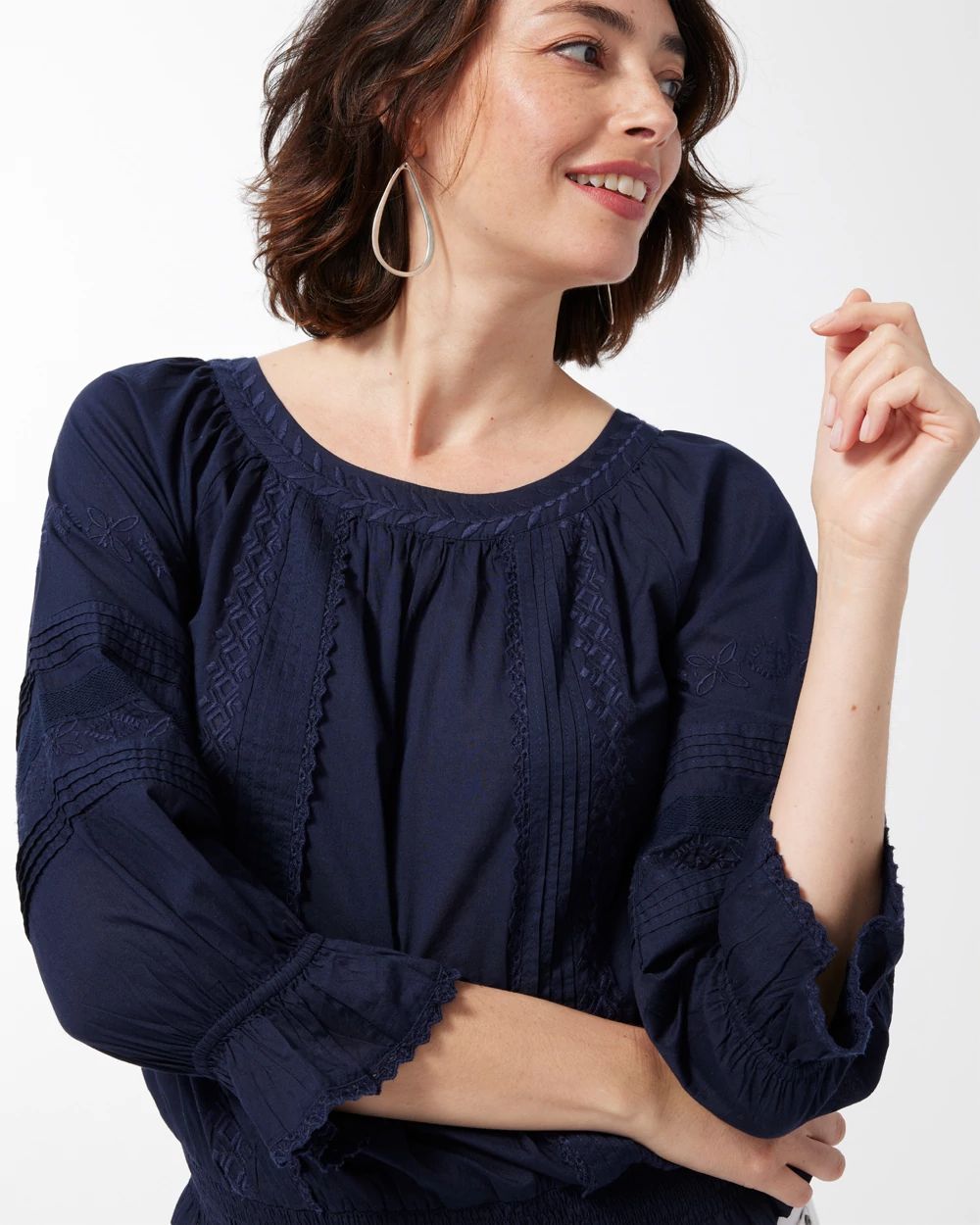 Smocked Hem Top