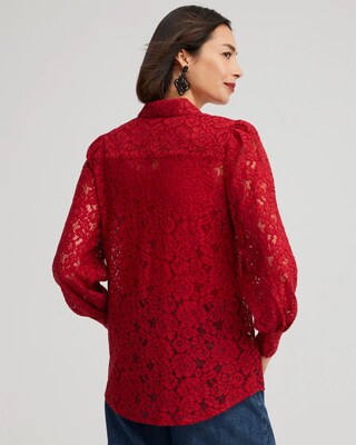 Red Lace Shirt