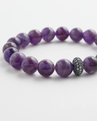 Amethyst Stretch Bracelet