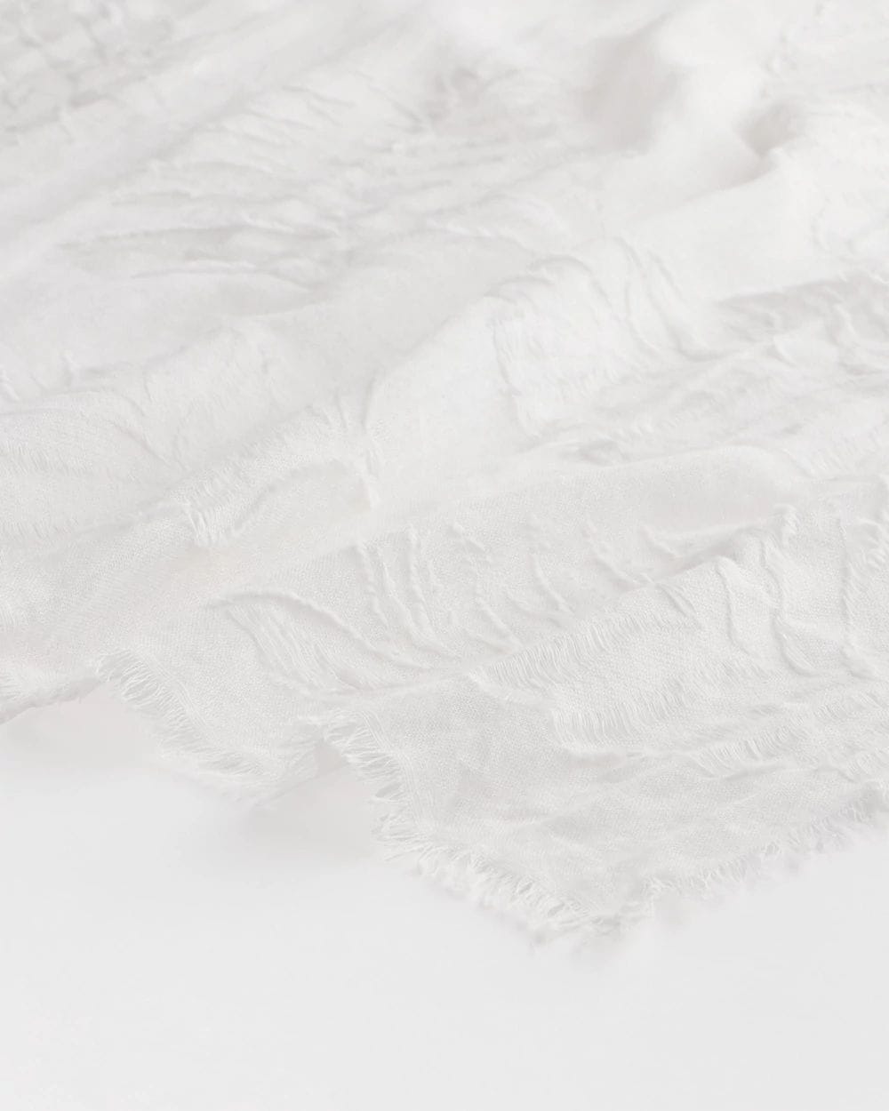 Textured Palms Oblong Scarf click to view larger image.