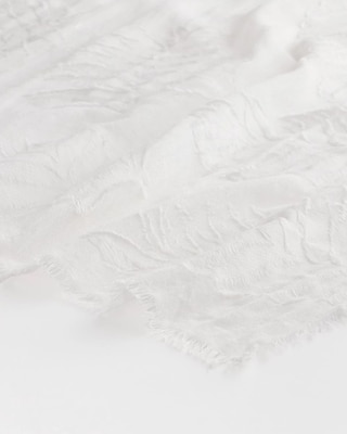 Textured Palms Oblong Scarf click to view larger image.