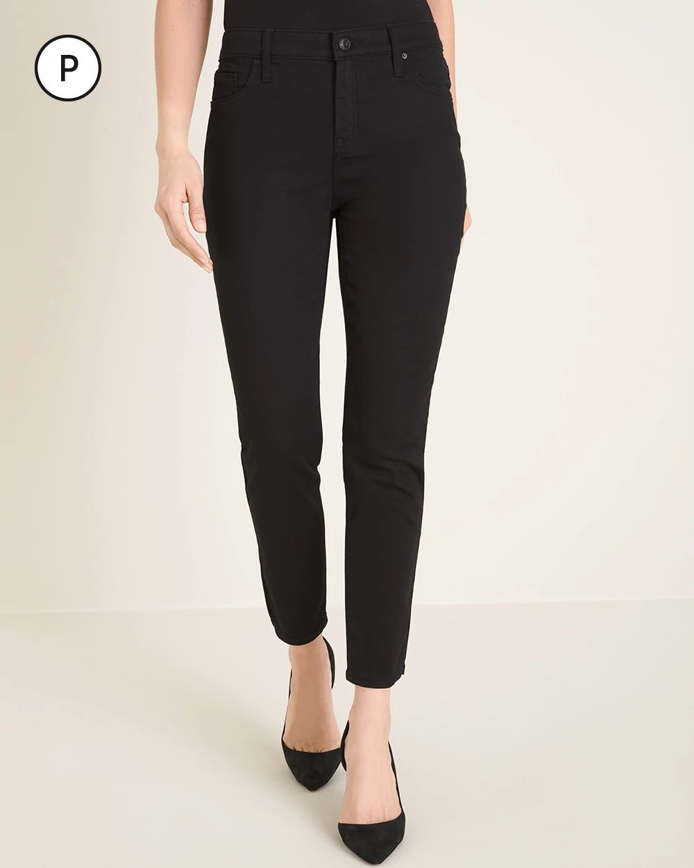So Slimming Petite Girlfriend Ankle Jeans