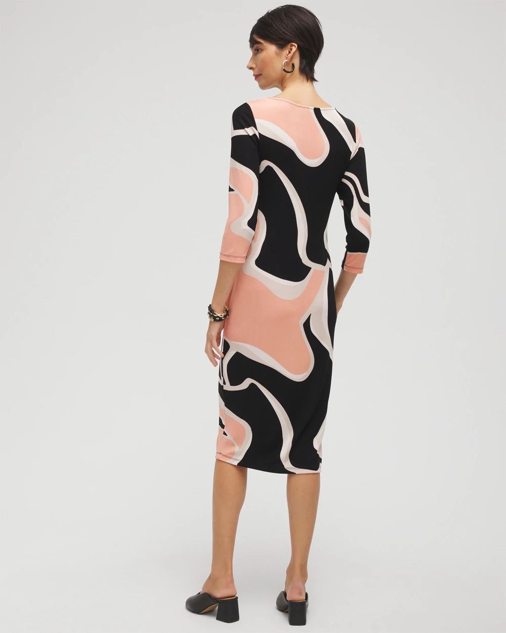 Travelers™ Abstract Print Classic Dress