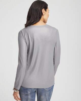 Touch of Cool™ Foil Long Sleeve Layering Tee