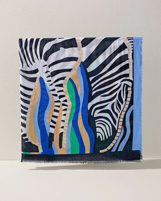 Zebra Square Scarf