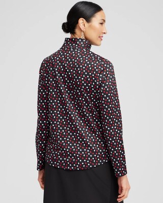Zenergy® UPF Heart Print Long Sleeve Top