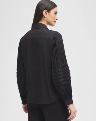 Black Label™ Pleated Blouse
