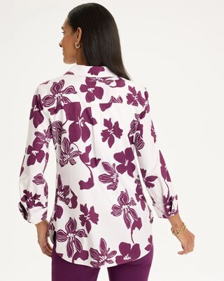 No Iron™ Stretch Pompeii Print Shirt click to view larger image.