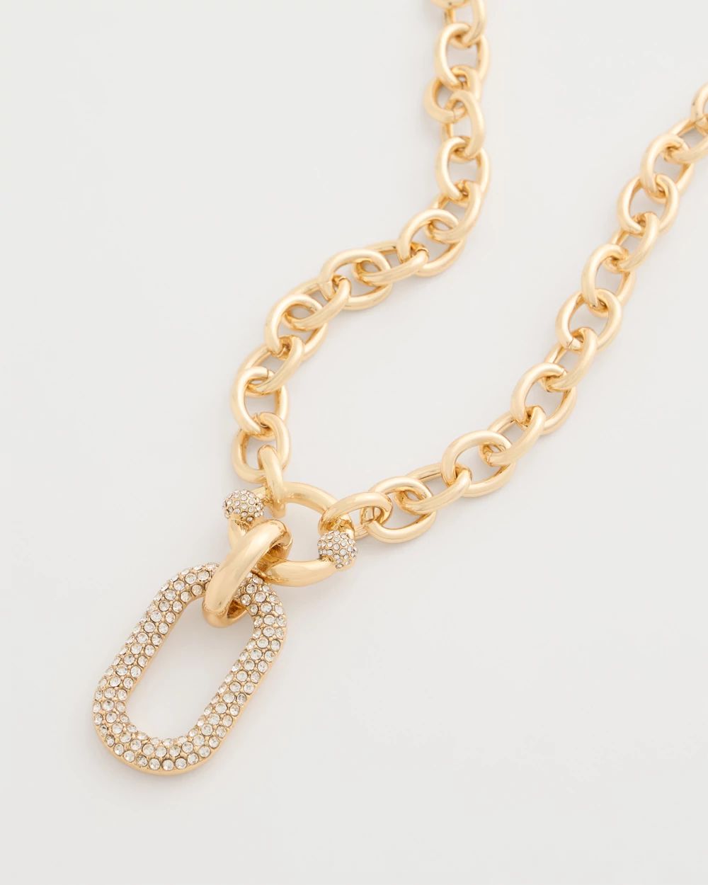 Daily Diamonds Collection Square Pendant Necklace click to view larger image.