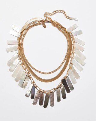 Shell Multistrand Necklace