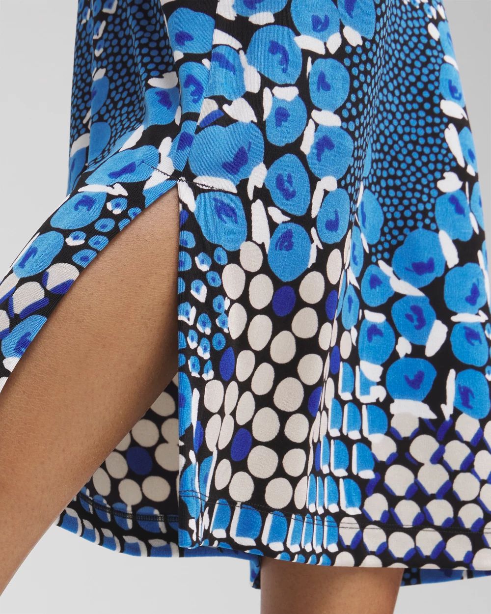 Travelers™ Mixed Dots Midi Skirt
