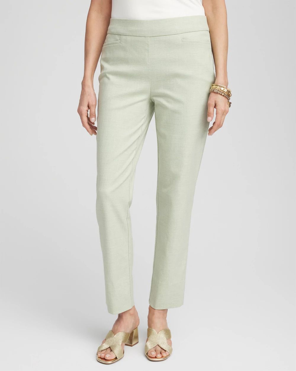 Brigitte™ Crosshatch Ankle Pants