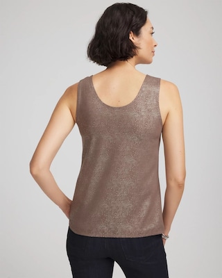 Foiled Microfiber Tank click to view larger image.