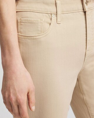Girlfriend Fray Hem Kick Flare Jeans click to view larger image.
