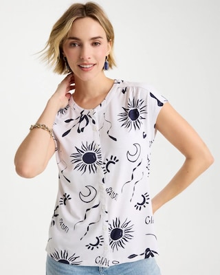 La Playa Refined Button Tee