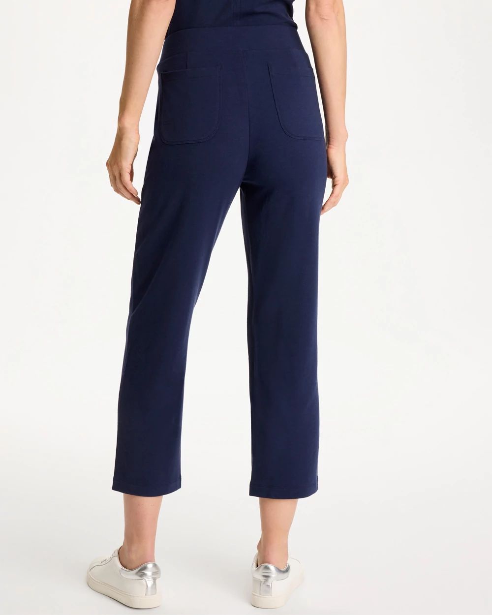Zenergy® French Terry Cropped Pants click to view larger image.