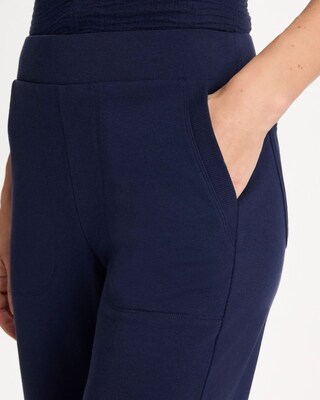 Zenergy® French Terry Cropped Pants click to view larger image.