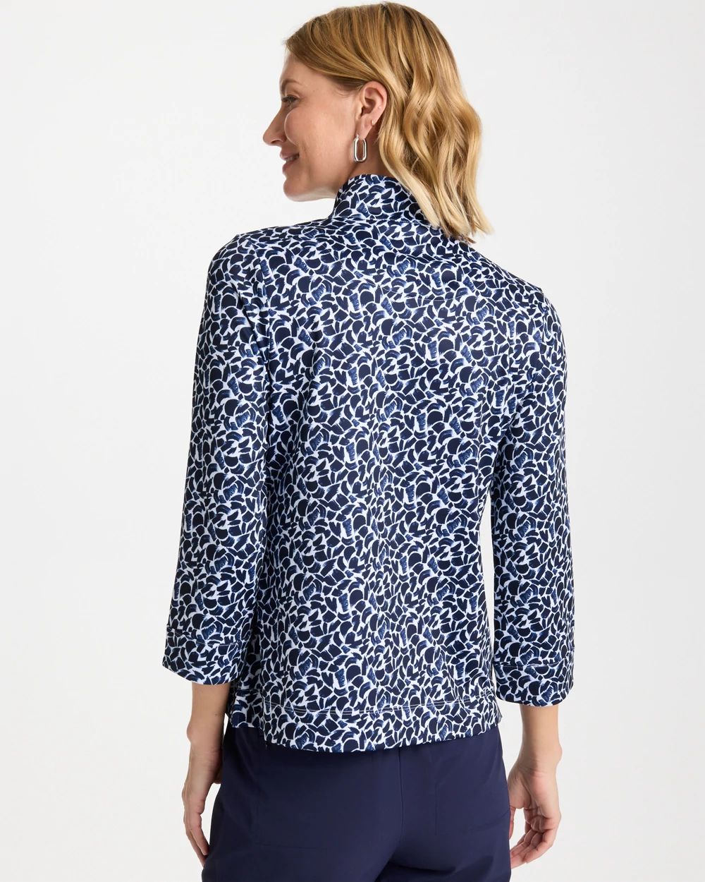 Zenergy® UPF Paint Snap Mockneck click to view larger image.