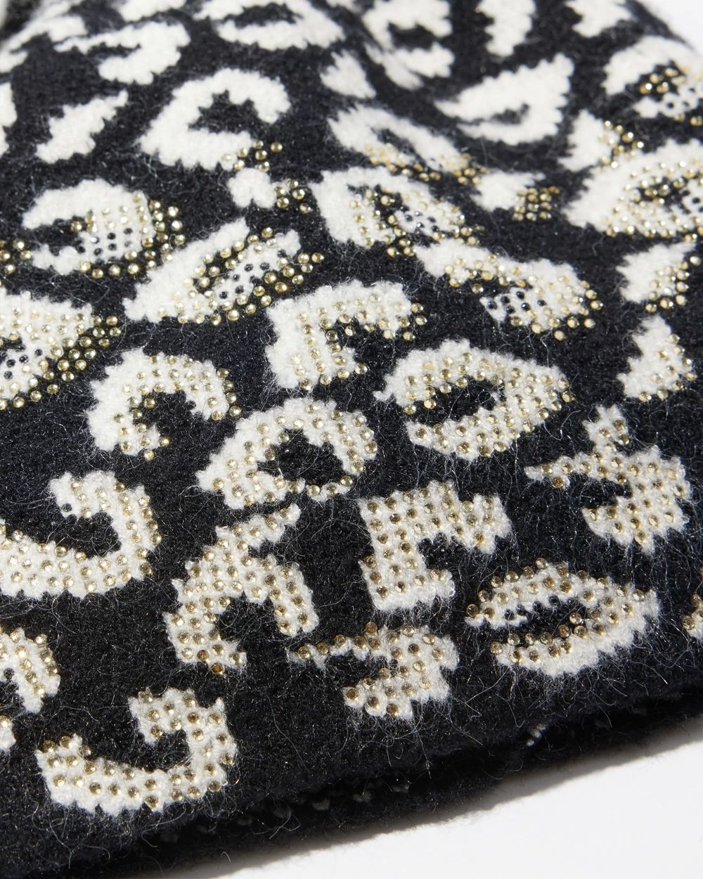 Jacquard Animal Print Hat