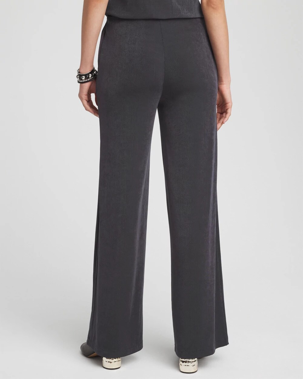 Petite Travelers™ Wide-Leg Pocket Pants