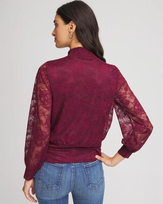 Tie-Neck Banded-Bottom Top click to view larger image.